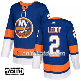 New York Islanders Trikot Nick Leddy 2 Adidas 2017-2018 Blau Authentic - Kinder